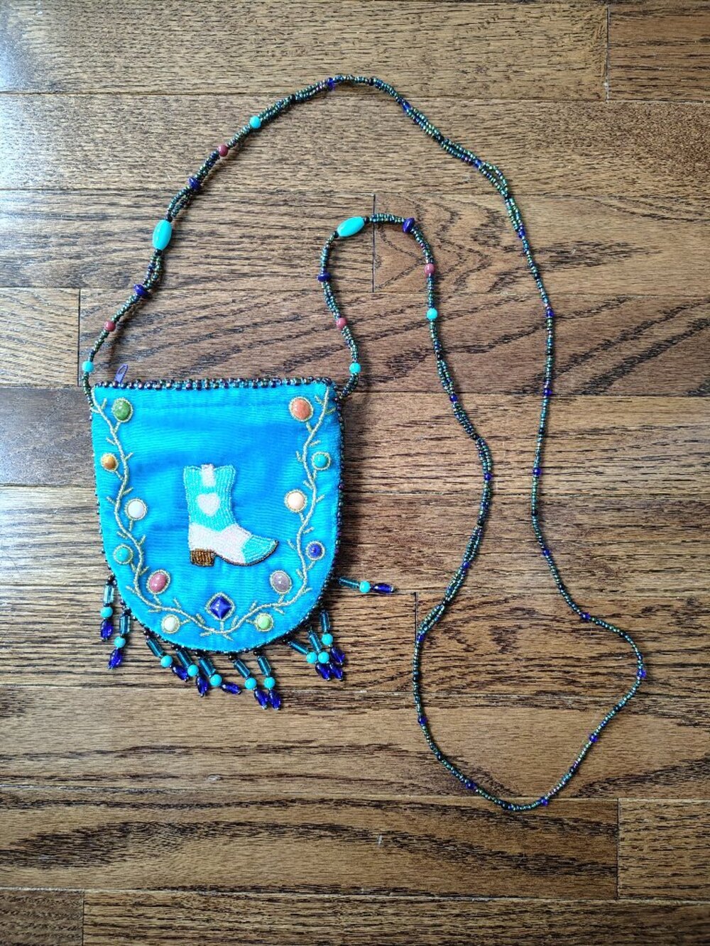 Beaded medicine mini bag